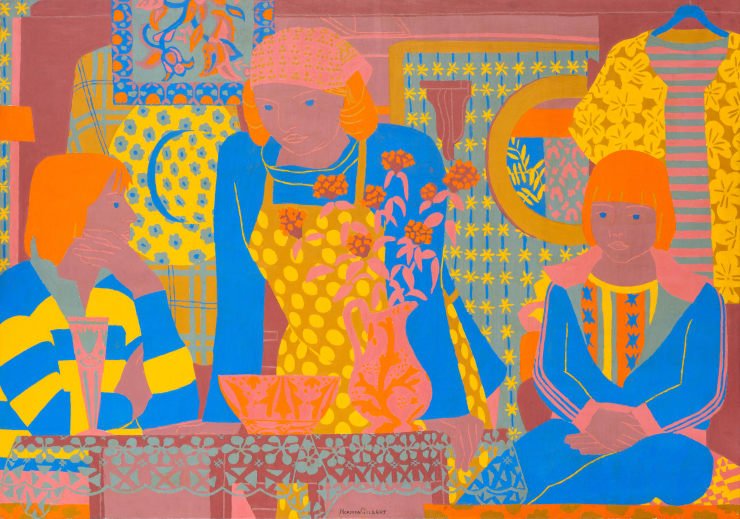 Norman Gilbert Caravan, 1979 Oil on Board 86 x 122 cm