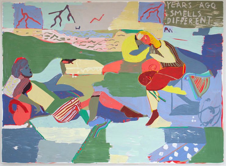 Ed Burkes Years Ago Smells Different Oil on canvas 140 x 200 cm