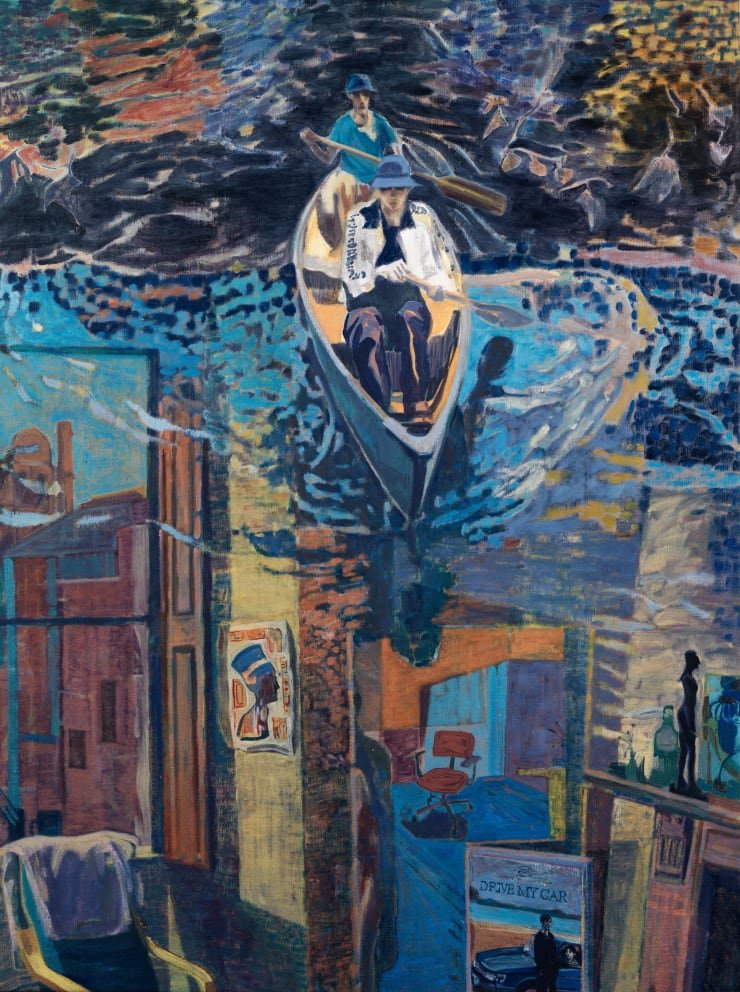 Danny Leyland When awake I’m just drifting, 2023 Oil on linen 120 x 90 cm To be shown in the exhibition, Reverdie, in Edinburgh.