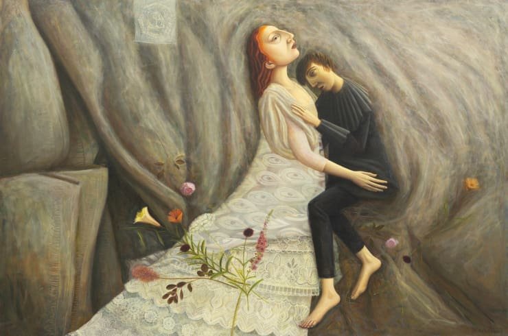 Helen Flockhart Linger Awhile, 2018 Oil on linen 102 x 152 cm
