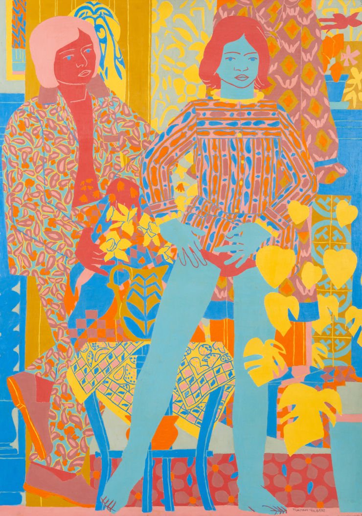 Norman Gilbert Kaleidoscope, 1979 Oil on Board 122 x 86 cm